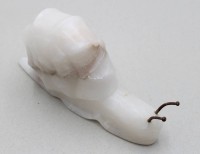 Auktion 371<br>Schnecke, Onyx, ca. H-14,5cm L-28,5cm