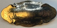 Auktion 371<br>Silberbrosche-925-, Hammerschlagdekor, Handarbeit um 1930, 5,5x2,5 cm, 9,56 gr.