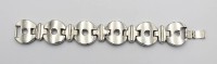 Auktion 371 / Los 1248 <br>schweres Modeschmuck-Armband, ca. L-18,5cm