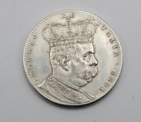Auktion 371<br>M&uuml;nze, Eritrea, Umberto I 5 Lire/Tallero , 1891, Silber, ca. 27gr., D-4cm