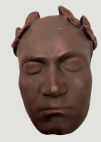 Auktion 371 / Los 9058 <br>Lebens- oder Totenmaske von Ludwig van Beethoven,, Achatit, 22x18,5 cm