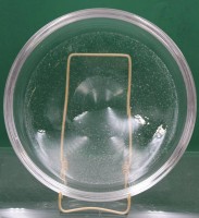 Auktion 371<br>Schale &bdquo;Avalon&ldquo;, Entw. Siem van der Marel, farbloses Glas, min. Chip, ca. H-7,8cm D-22cm