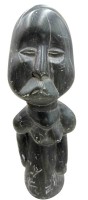 Auktion 371<br>Shona Skulptur aus Serpentin, Handarbeit aus Simbabwe, H-23 cm