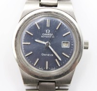 Auktion 371<br>Vintage-Damenarmbanduhr, OMEGA Genev&eacute;, Automatik, Werk l&auml;uft, getragene Erhaltung, ca. D-2,6cm