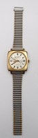 Auktion 371<br>Vintage-Armbanduhr, Glash&uuml;tte Spezimatic, Werk l&auml;uft, D-3,4cm, starke Alters-u. Tragespuren, Armbandschlie&szlig;e defekt.
