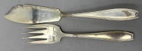 Auktion 371<br>Jugendstil-Fischvorlegebesteck, "Gowe" 90-er Auflage, L-25 cm