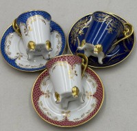 Auktion 371<br>3x Moccatssen mit U.T. "Alt Tirschenreuth"