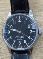 Auktion 371<br>Kienzle Aviator Herrenuhr / Quartz / Fliegeruhr Kal. 068.11, W, Werk l&auml;uft, guter zustand mit neuer Batterie