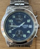 Auktion 372<br>Quartz Chronograph "Lorus" mit Beschreibung