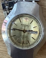 Auktion 372<br>mechan. DAU "Mikado" automatic, Werk l&auml;uft, Kristallglas zerkratzt