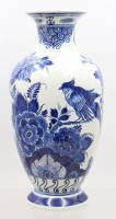 Auktion 372<br>hohe Vase, Original Delfts Blauw, ca. H-30,5cm