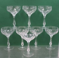 Auktion 372<br>8x S&uuml;ssweingl&auml;ser, Nachtmann, ca. H-14cm