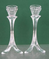 Auktion 372<br>Paar Leuchter, wohl Frankreich, ca. H-22cm