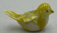 Auktion 372<br>kl. Vogel, Kunstglas, H-4,5 cm, L-8 cm