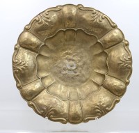 Auktion 372<br>gr. Zierschale, Bronze, ca. 37,5cm, 3,5 KG