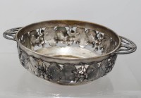 Auktion 375<br>Durchbruchschale, Kayser, Weinlaub, um 1920, ca. H-8cm D-21,5cm