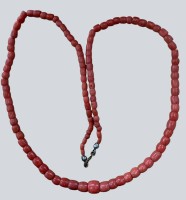 Auktion 372<br>Korallen-Halskette, verlaufend,  L-ca. 50 cm, 19,42 gr.