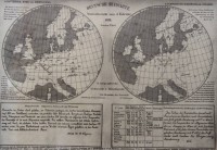 Auktion 372<br>Kopie eines historischen Wetterberichtes der Deutschen Seewarte vom 16. Februar 1876, gerahmt/Glas, RG 42,5 x 55cm