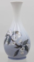 Auktion 372<br>Vase, Royal Copenhagen, Kirschbl&uuml;ten, ca. H-21,5cm