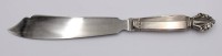 Auktion 375<br>Tortenmesser, Georg Jensen, Sterlinggriff, ca. L-26,5cm