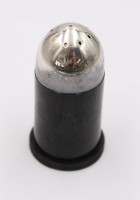 Auktion 372<br>Pfefferstreuer, Hans Jensen, 830er Silberdeckel, Bakelit, ca. H-6cm