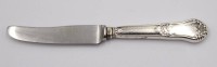 Auktion 372<br>kl. Messer, 830er-Griff, L-12,5cm
