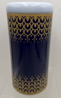 Auktion 372<br>Vase, Kobalt mit Goldstaffage "K&amp;A" Krautheim, Selb, H-22 cm
