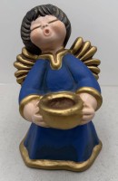 Auktion 372 / Los 9021 <br>gr. "THUN" Bozener Kerzenengel, H-21 cm, orig. Etikett