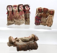 Auktion 372 / Los 15059 <br>Chancay-Textilpuppen aus der pr&auml;kolumbischen Inka-Kultur in Peru, ca. H-15cm
