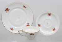 Auktion 372<br>Art-D&eacute;co Gedeck, Sorau, ca. H-5,5cm