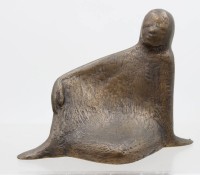 Auktion 372<br>Bronze-Skulptur, ungemarkt, wohl 60/70er Jahre, ca. H-17,5cm B-19cm