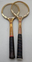 Auktion 372<br>2x vintage "Dunlop Maxply" Tennisschl&auml;ger, made in England