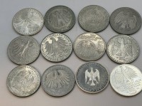 Auktion 372<br>23x 5 DM Sonderm&uuml;nzen, BRD, hpts. Cu/Ni, einige wohl Silber dabei