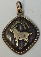 Auktion 372<br>Sternzeiochen-Anh&auml;nger "Steinbock" Gold-333-, 1,26 gr.