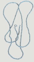 Auktion 372<br>lange Silber-835- Halskette, L-64 cm, 13,7 gr