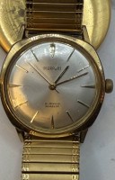 Auktion 372<br>mechan. HAU "Pierpont" 21 Jewels, Werk l&auml;uft, Doublee-Zugband