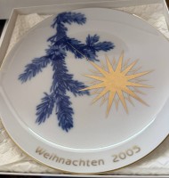 Auktion 372<br>Weihnachtsteller KPM Berlin  2005, in OVP, D-19,5 cm, limitierte Auflage