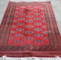 Auktion 372 / Los 13011 <br>wohl afghanischer Bokhara-Teppich, guter Zustand, ca. 182 x 130cm