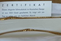Auktion 372<br>lange Halskette  "Royal" Gold-333- neuwertug in Schachtel, L-50 cm, 8,34 gr