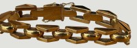 Auktion 372<br>massives Goldarmband-585-, 2 Sicherheitsachten, L-19,5 cm, 25,34 gr.