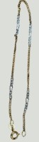 Auktion 372<br>Bicolor Armkettchen, Gold-333-, L-19 cm, 1,58 gr
