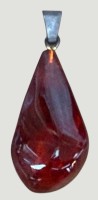 Auktion 372<br>Kettenanh&auml;nger Bernstein, Silber-925- Montur, H-ca. 4 cm