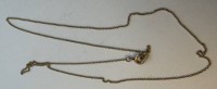 Auktion 372<br>feines Goldkettchen-333-, L-40 cm, 1 gr.