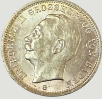 Auktion 372<br>20 Mark 1912  Goldm&uuml;nze-900-. Deutsches Reich, Friedrich II, Grossherzog von Baden, Pr&auml;gest&auml;tte G f&uuml;r Karlsruhe, 7,97 gr.