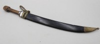Auktion 372<br>russischer Kindschal, div. Punzierungen, um 1910, guter altersbedingter Zustand, ca. L-63cm