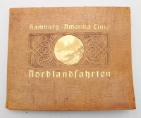 Auktion 372 / Los 3035 <br>Bildband Hamburg-Amerika Linie , Nordlandfahrten, um 1900/10