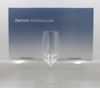 Auktion 372<br>4x Rotweingl&auml;ser, Zwiesel, orig. Karton