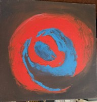 Auktion 372 / Los 4037 <br>wohl Anne-Gret Winkler (1944 - 2018) , ohne Titel, Acryl/Leinen, (nicht signiert, aber selber Nachlass), 60x60 cm
