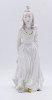Auktion 372<br>Rosenthal-Figur, Froschk&ouml;nig, Entw. Friedrich Gronau, Krone besch&auml;digt ca. H-21cm