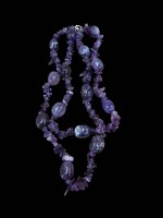 Auktion 372<br>Amethyst Kette, L-47 cm